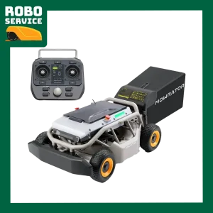Produktbild av Mowrator S1 robotgräsklippare med fjärrstyrning, fyrhjulsdrift och automatisk höjdjustering – utformad för komplexa och kuperade gräsytor