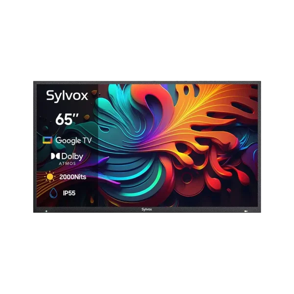 Sylvox 65″ QLED Smart Utomhus-TV med Google TV