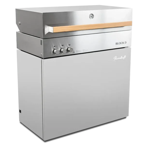 Gasolgrill Flammkraft BLOCK D Gen. 5 – Ljusgrå