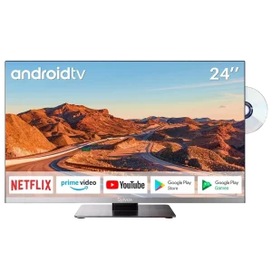 Sylvox 24″ Smart 12V TV med DVD-spelare (Limo-serien)