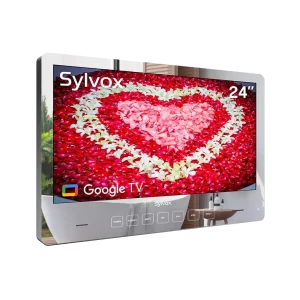 Sylvox 24″ Vattentät Badrums-TV med Spegelfront