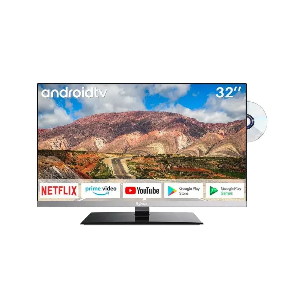 Sylvox 32″ Smart 12V TV med DVD-spelare (Limo-serien)