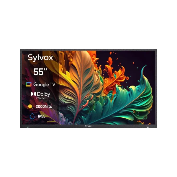 Sylvox 55″ Smart Utomhus-TV med Google TV