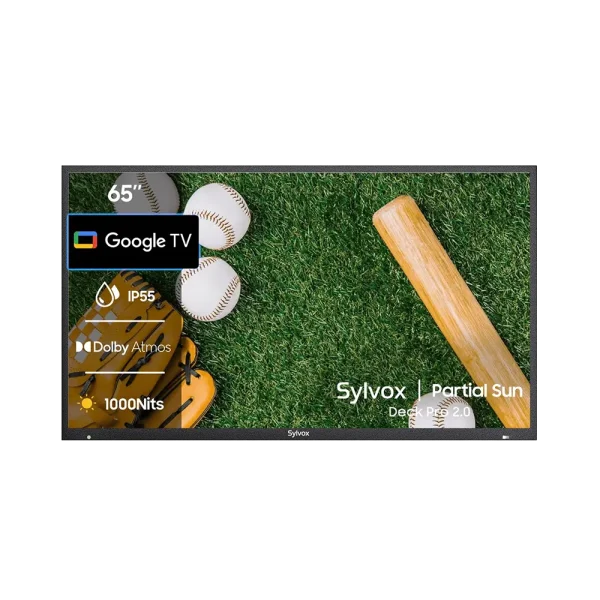 Sylvox 65″ Smart Utomhus-TV med Google TV